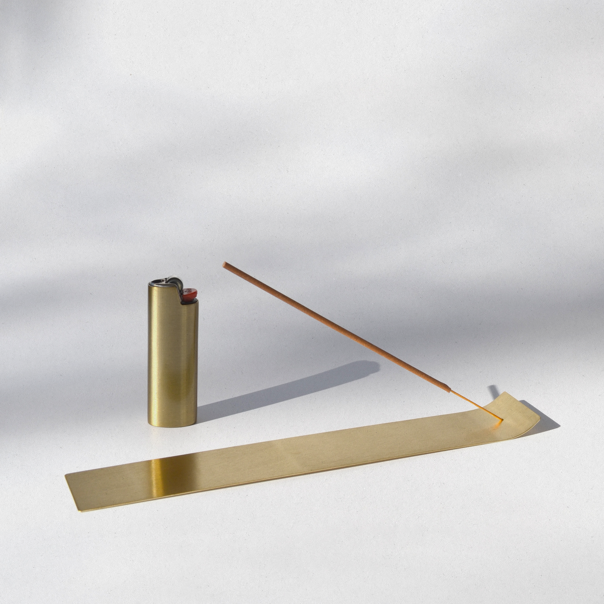 Gilded Incense Holder in Brass