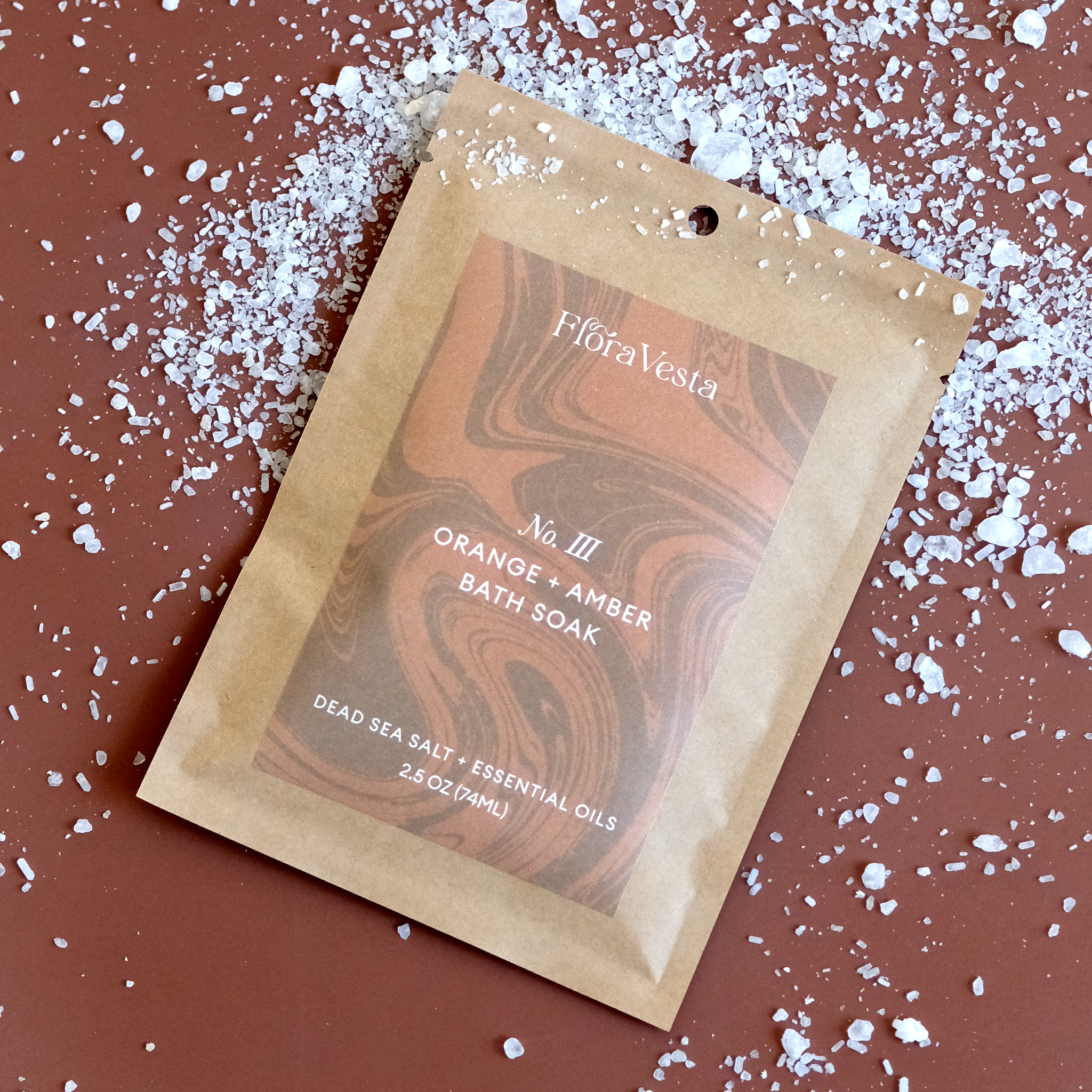 No. III Orange & Amber Bath Soak Sachet - Single Use