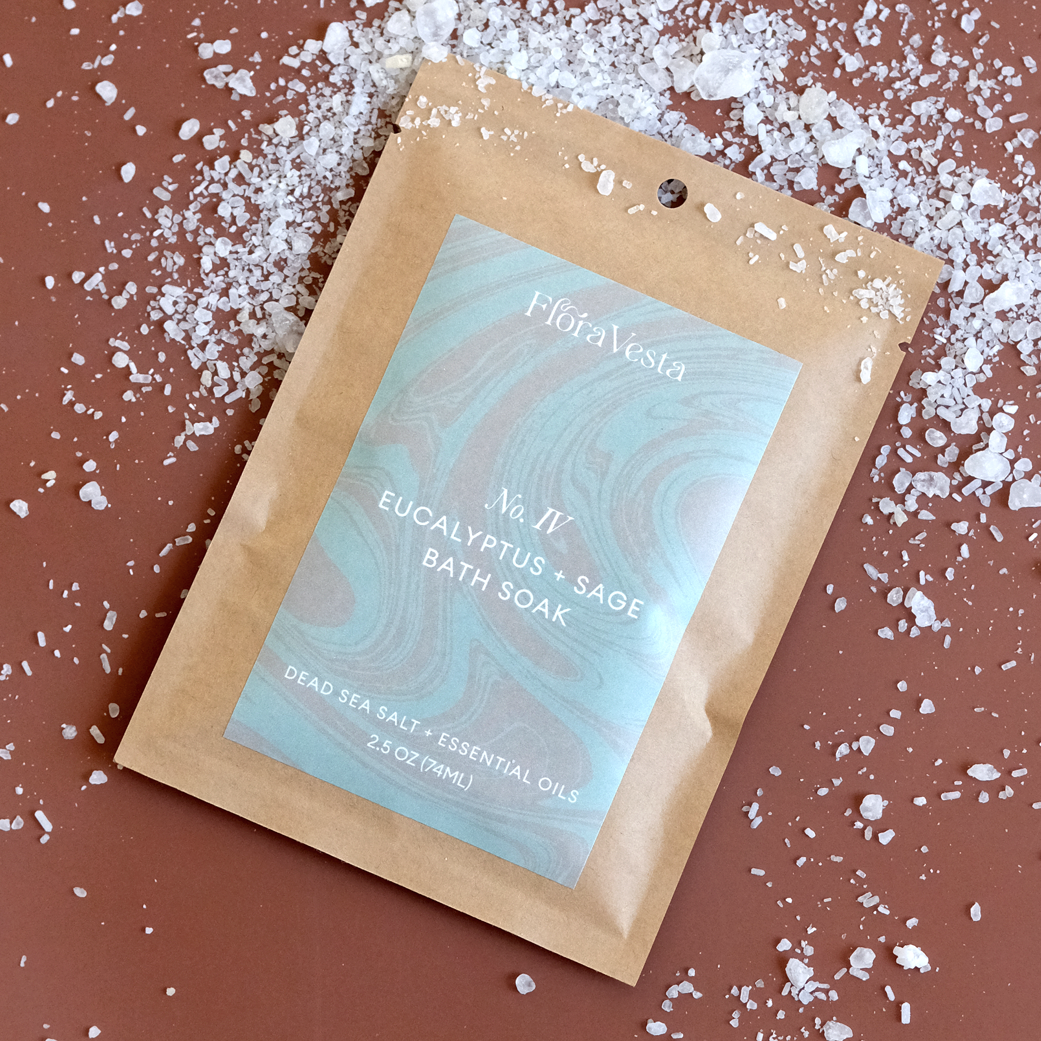 No. IV Eucalyptus & Sage Bath Soak Sachet - Single Use