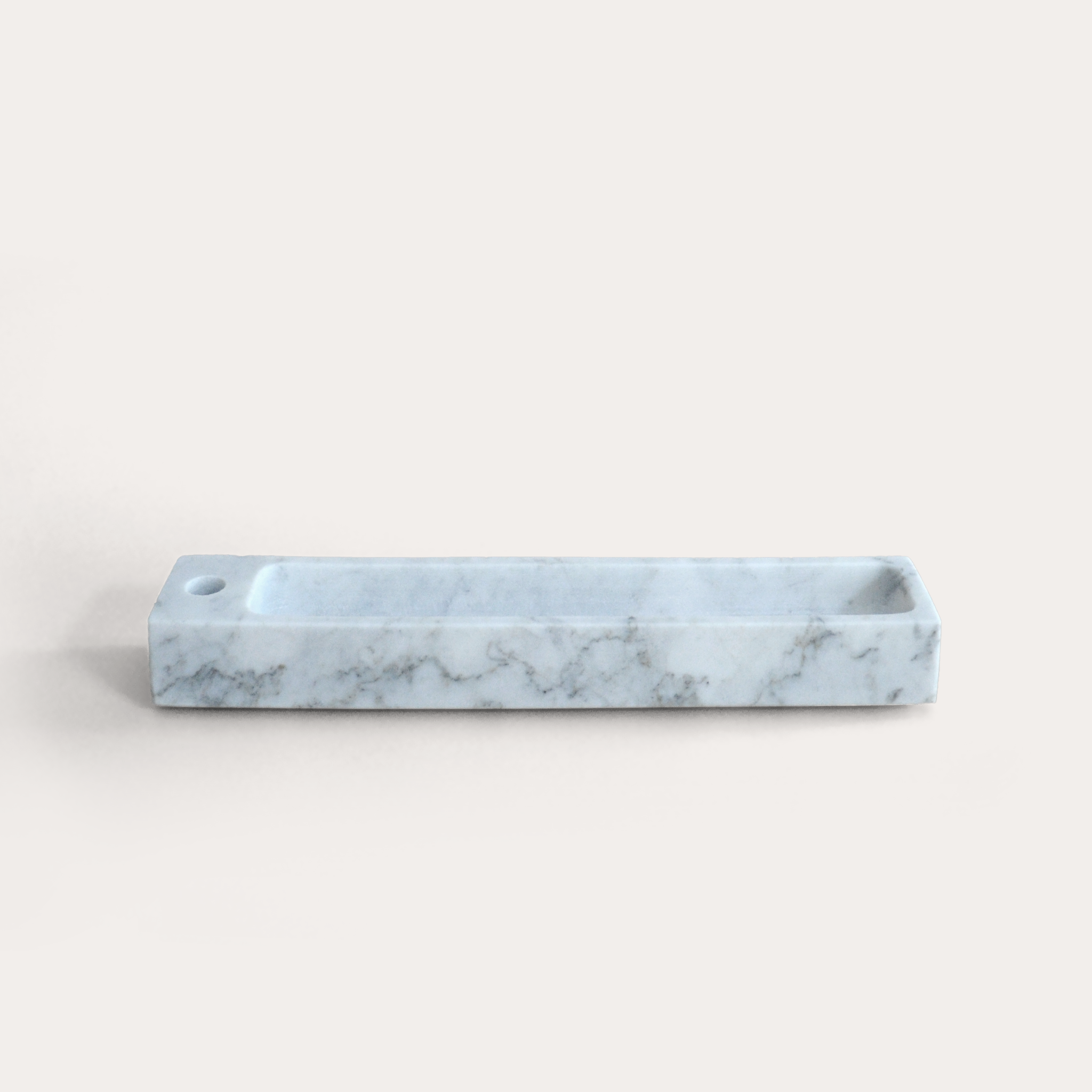 Divine Balance Carrara Marble Incense Holder