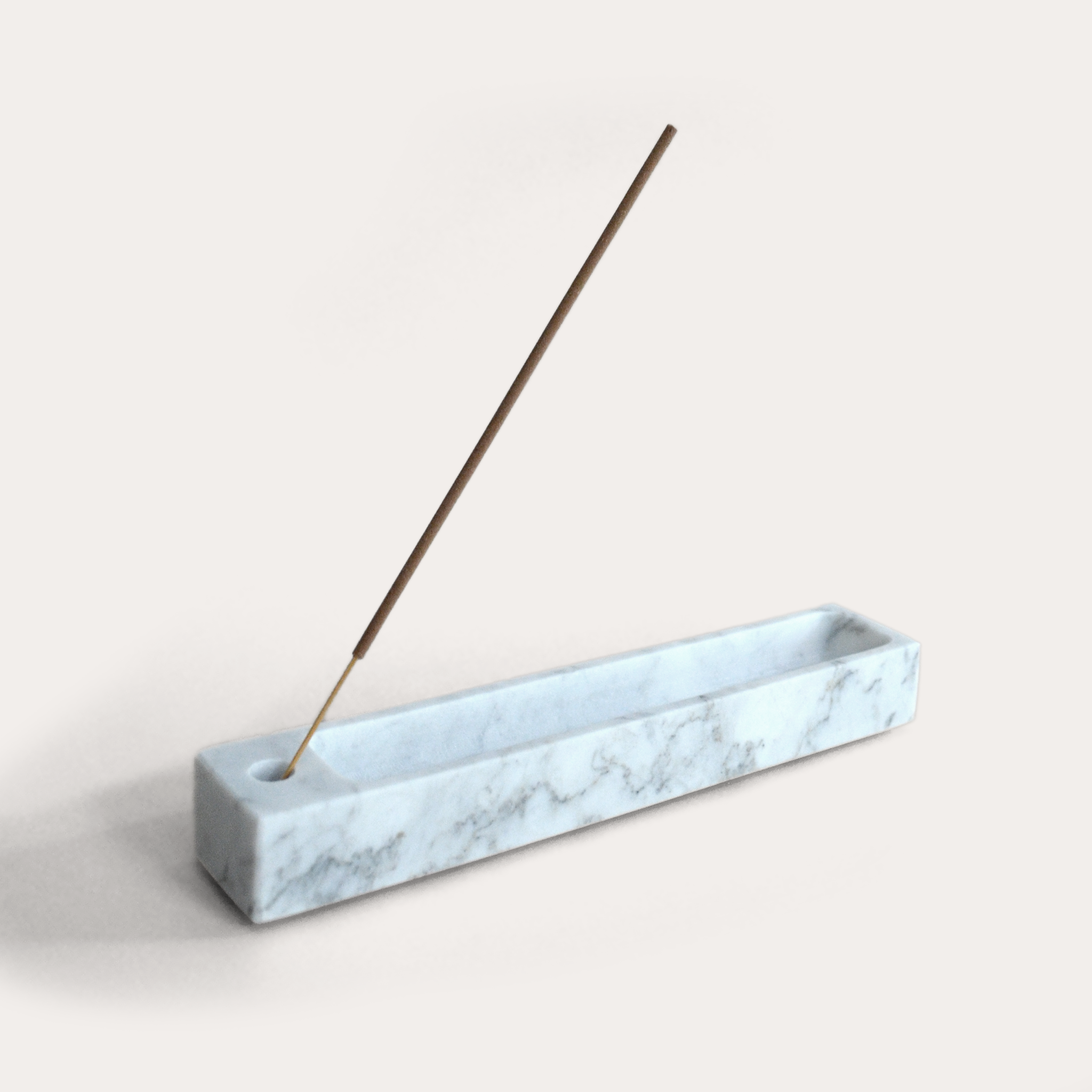 Divine Balance Carrara Marble Incense Holder