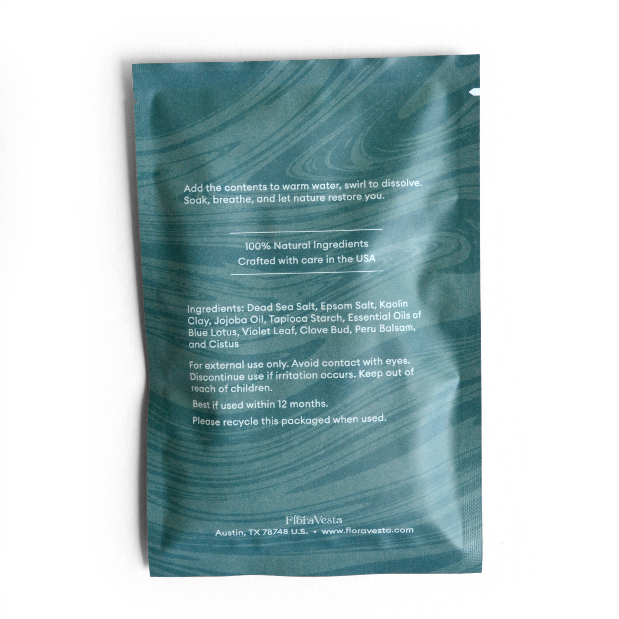 No. II Lotus & Clove Bath Soak Sachet - Single Use