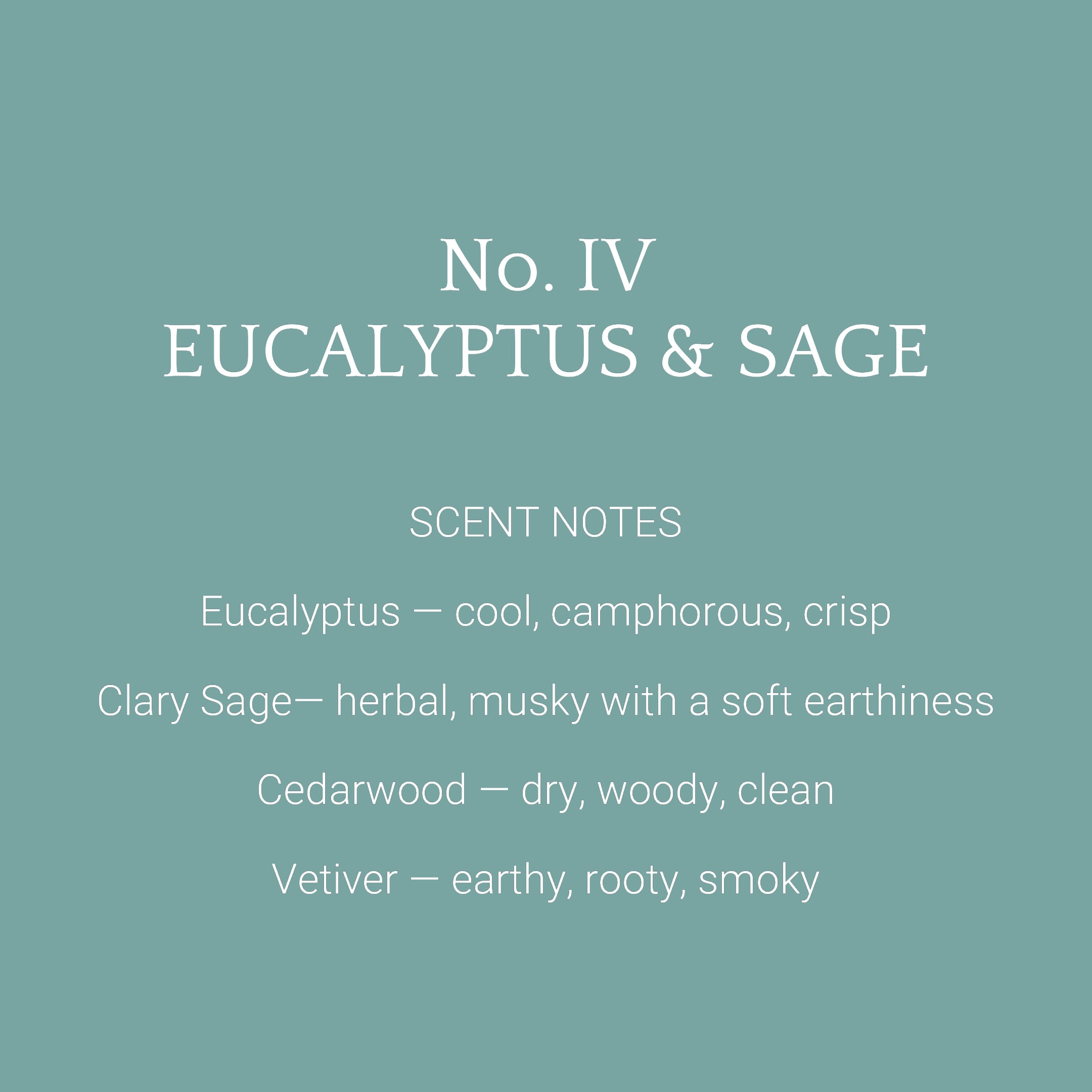 No. IV Eucalyptus & Sage Bath Soak Sachet - Single Use