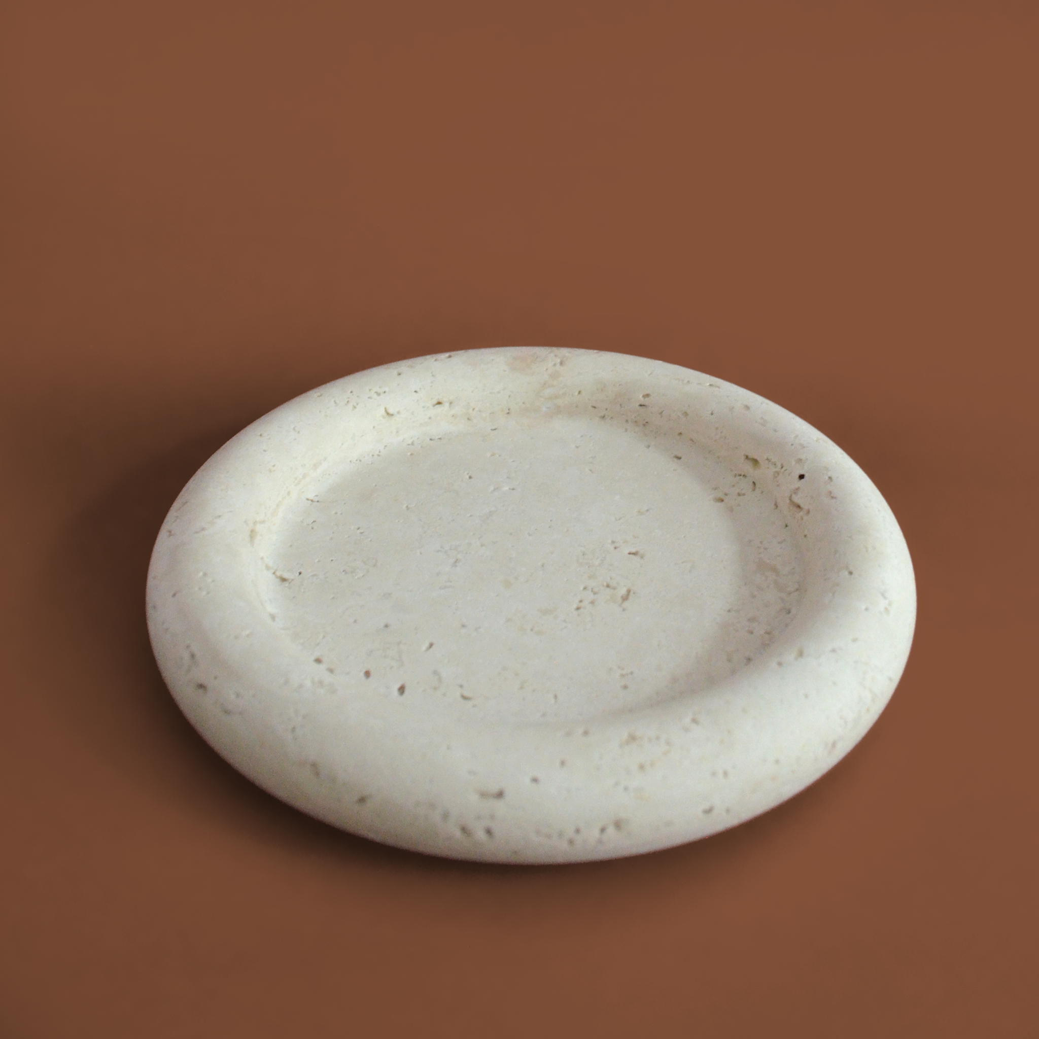 Travertine Halo Stone Dish