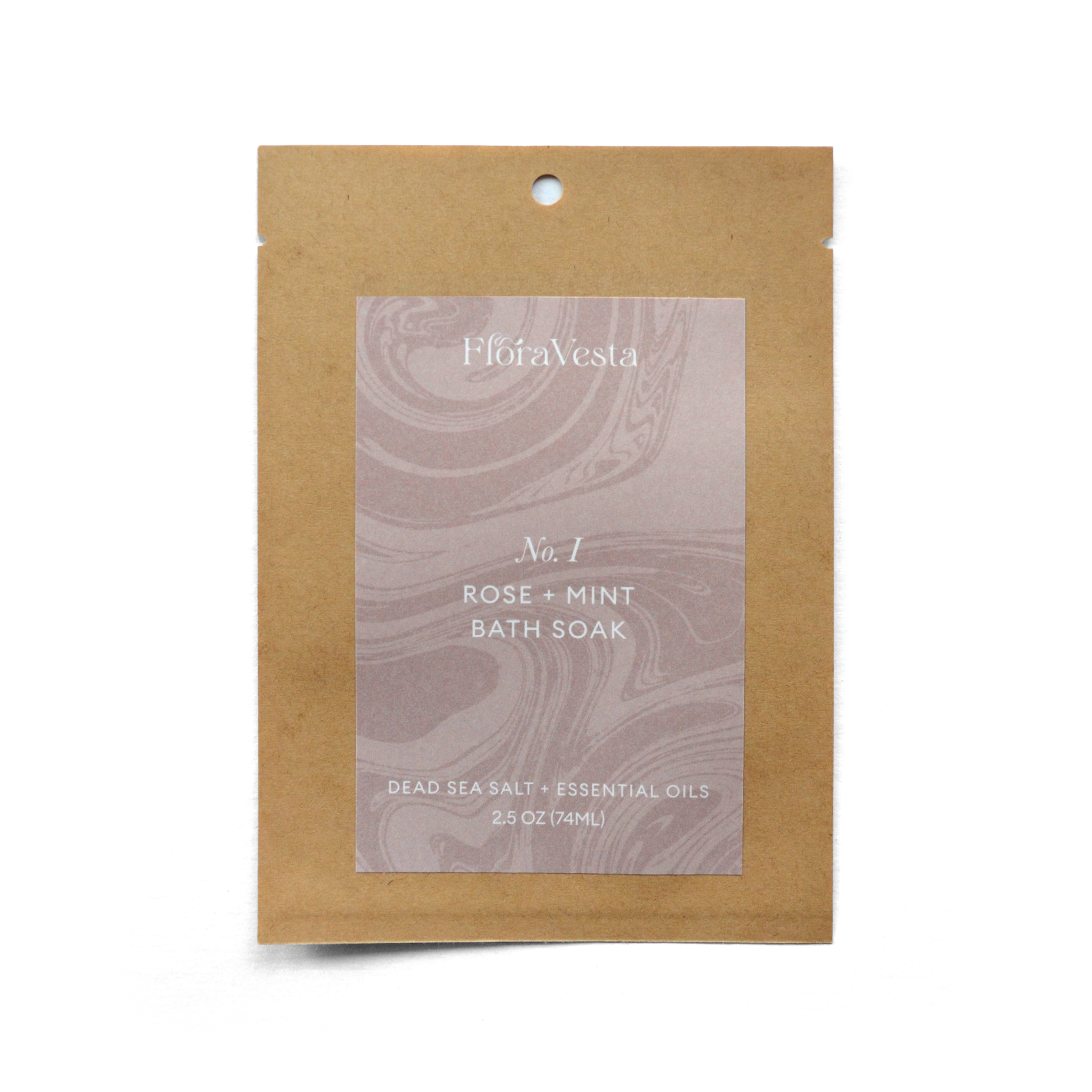 No. I Rose & Mint Bath Soak Sachet - Single Use