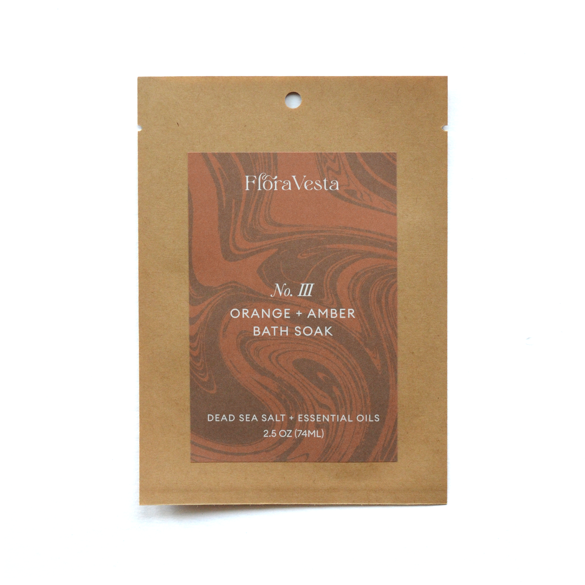 No. III Orange & Amber Bath Soak Sachet - Single Use